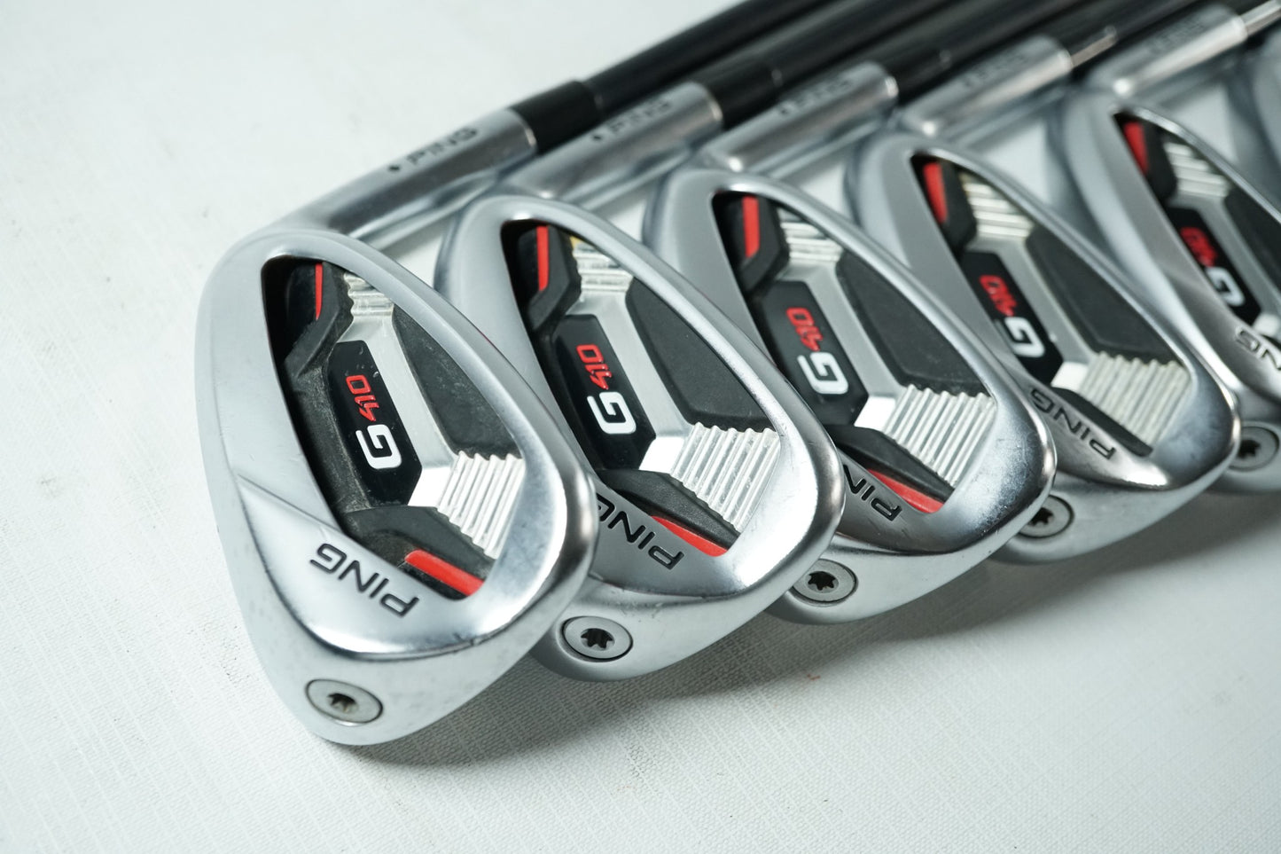 Ping G410 Irons / 5-PW / Black Dot / Regular Flex Graphite Shafts