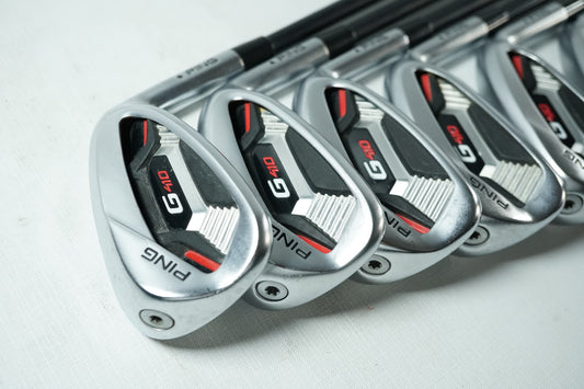 Ping G410 Irons / 5-PW / Black Dot / Regular Flex Graphite Shafts