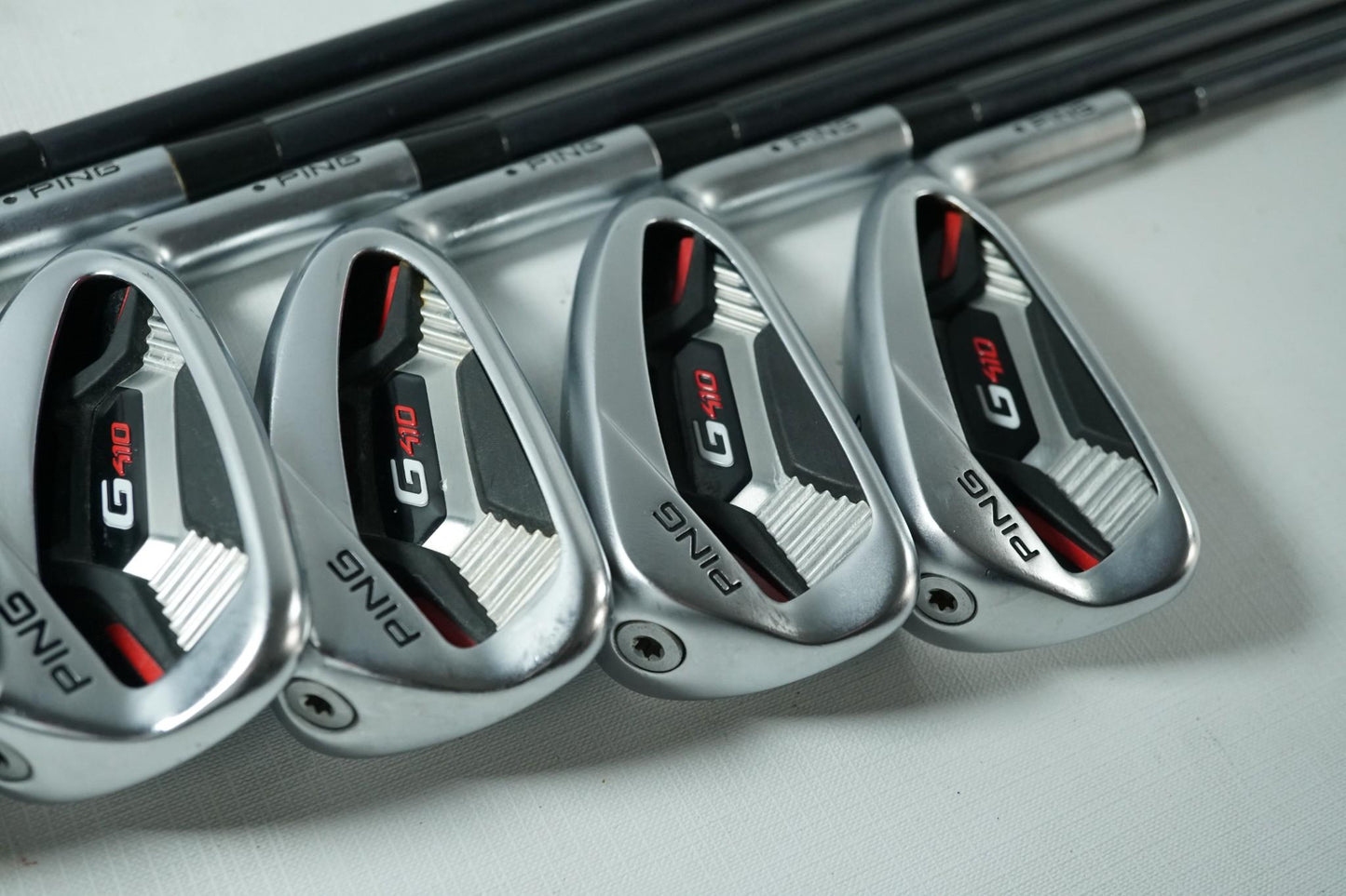 Ping G410 Irons / 5-PW / Black Dot / Regular Flex Graphite Shafts