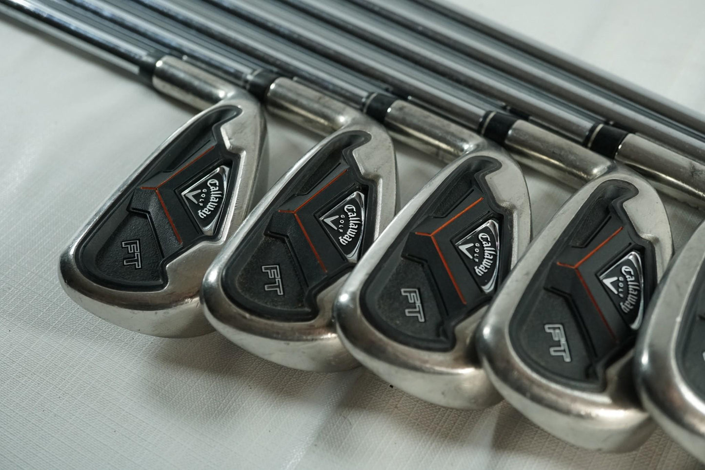 Callaway FT Irons / 4-PW / Uniflex Steel Shafts / Left Handed