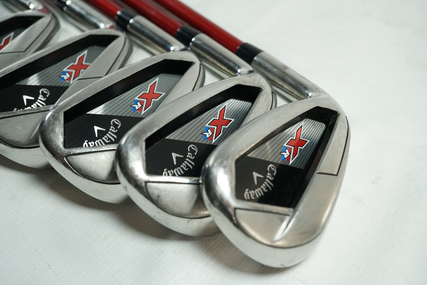 Callaway XR Irons / 5-PW / Regular Flex Graphite Shafts / Left Handed