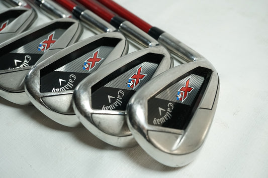 Callaway XR Irons / 5-PW / Regular Flex Graphite Shafts / Left Handed
