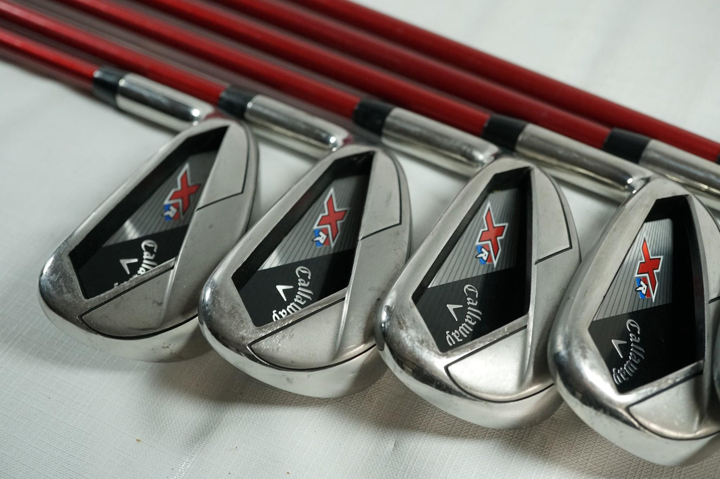 Callaway XR Irons / 5-PW / Regular Flex Graphite Shafts / Left Handed