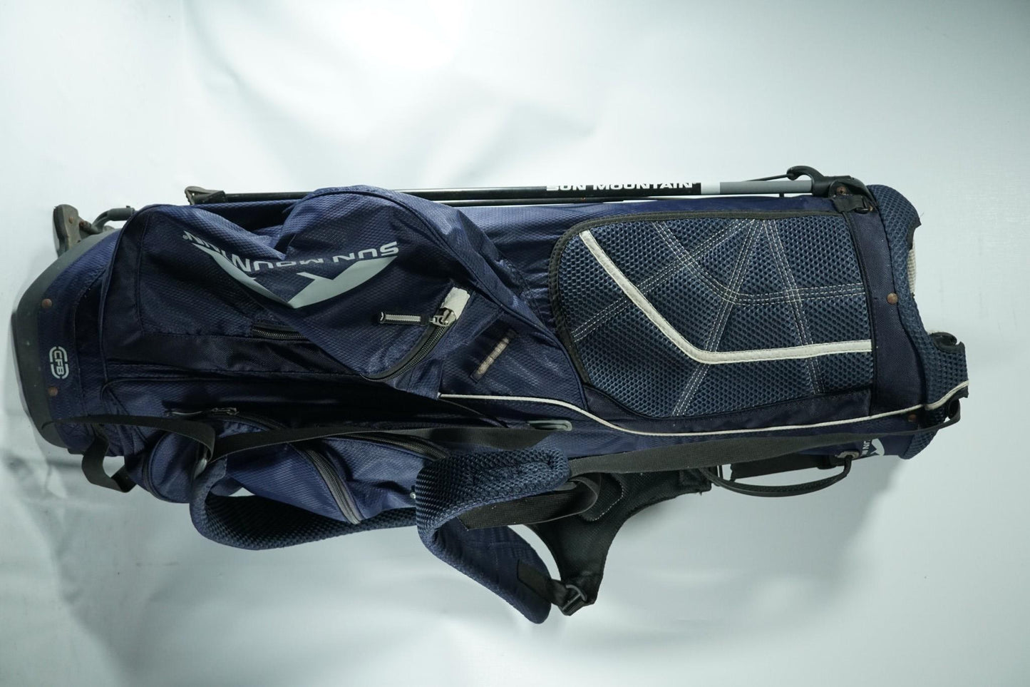 Sun Mountain Three 5 Stand Bag / Navy / With Rainhood