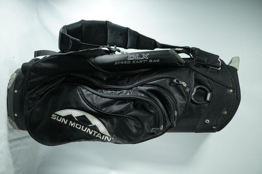 Sun Mountain DLX Cart Bag / Black / With Rainhood