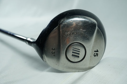 MD Golf Tour Steel 15 Wood 33° / Ladies Flex Graphite Shaft