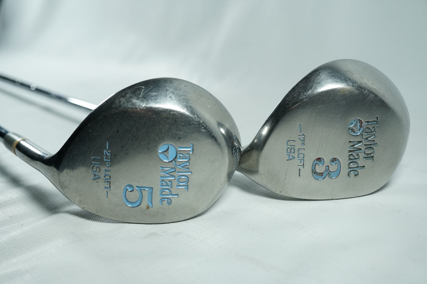 Taylormade Pittsburgh Persimmon 3 and 5 Woods / Steel Shafts