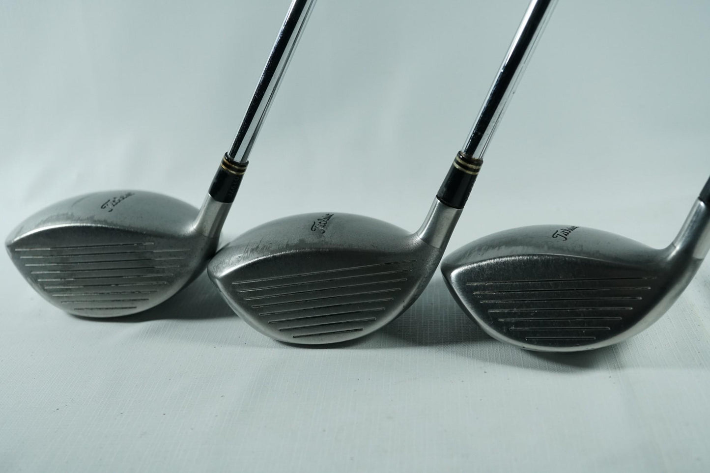 Titleist DTR Driver, 3 and 5 Woods / Regular Flex Steel Shafts