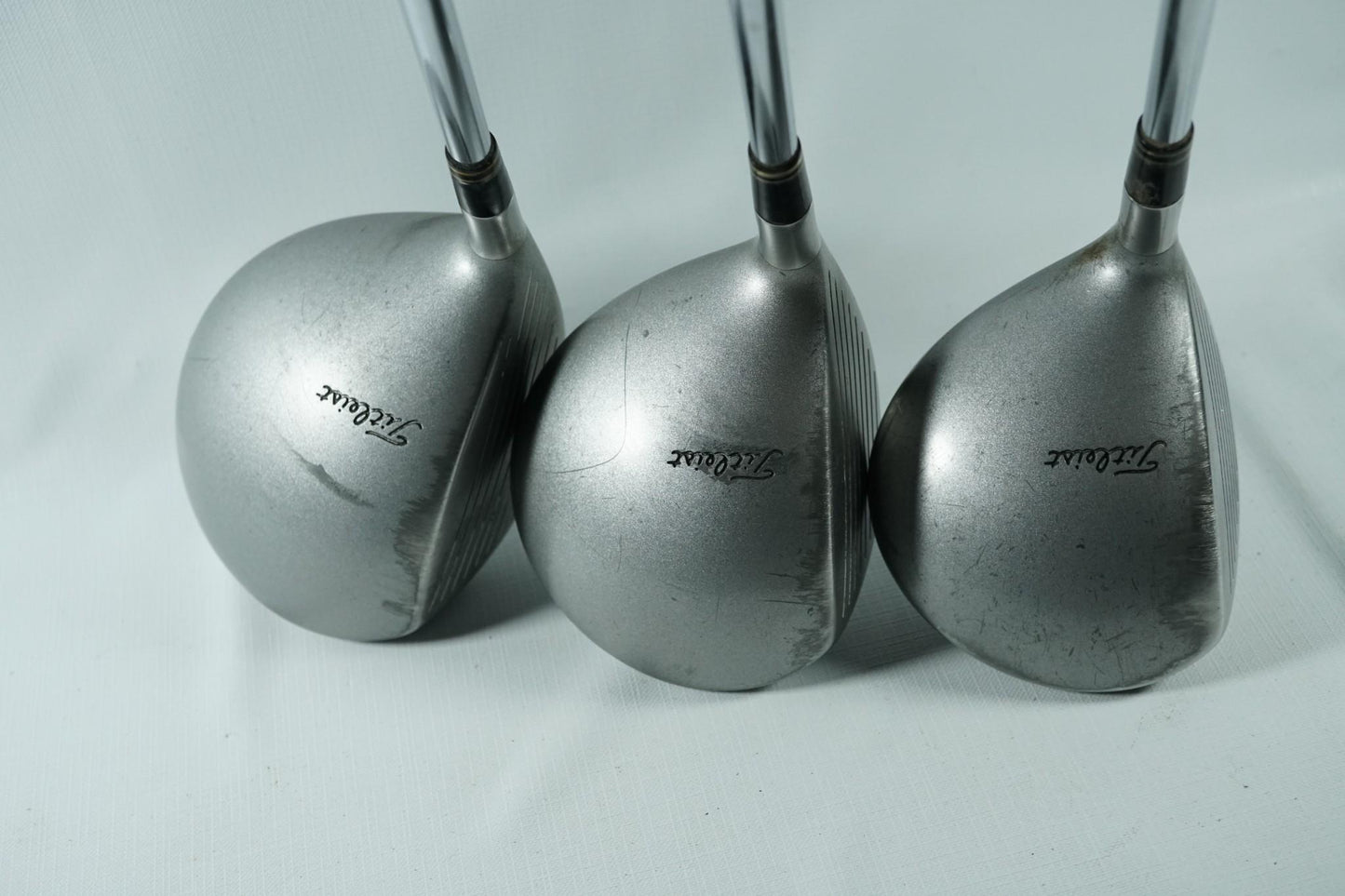 Titleist DTR Driver, 3 and 5 Woods / Regular Flex Steel Shafts