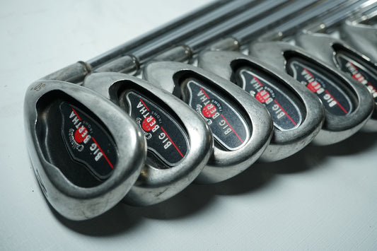 Callaway Big Bertha 2004 Irons / 4-PW+GW / Uniflex Steel Shafts
