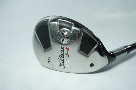 Titleist 909H 1 Hybrid 15° / Stiff Flex Graphite Shaft / Left Handed