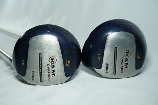 RAM Oversize 3 and 5 Woods / Ladies Flex Graphite Shafts