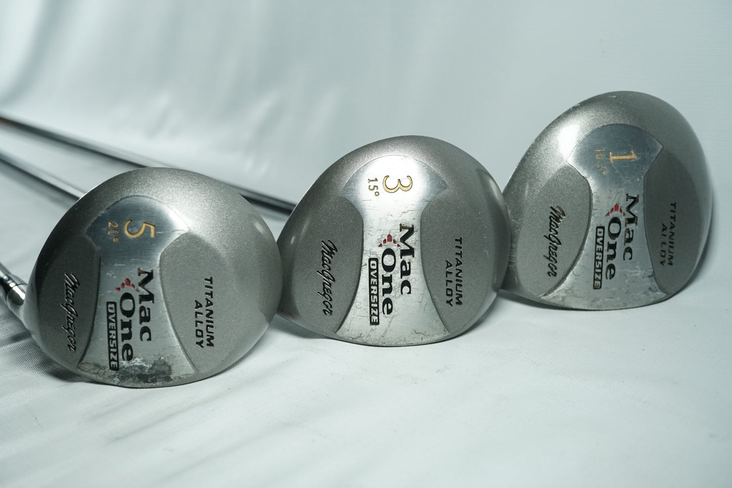 MacGregor Mac One Driver, 3 and 5 Woods / Graphite Shafts