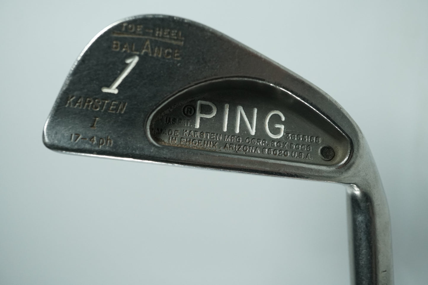 Ping Karsten 1 Iron / Black Dot / Stiff Flex Steel Shaft / New Grip
