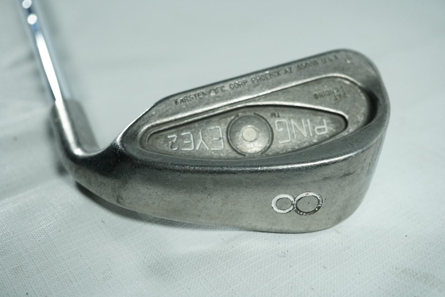 Ping Eye 2 8 Iron / Stiff Flex Steel Shaft / New Grip / 051225426