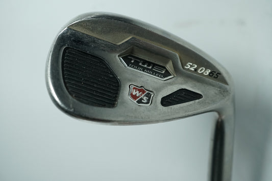 Wilson TW9 52° Gap Wedge / Stiff Flex Steel Shaft / New Grip
