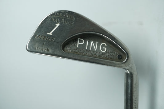Ping Karsten 1 1 Iron / Black Dot / Stiff Flex Steel Shaft / New Grip
