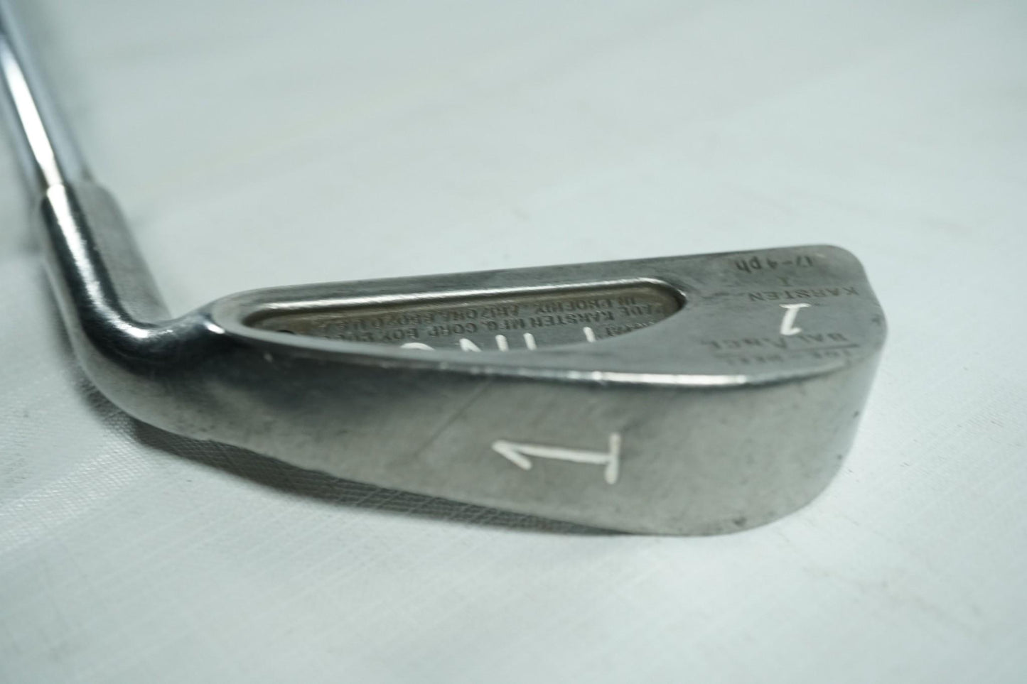 Ping Karsten 1 1 Iron / Black Dot / Stiff Flex Steel Shaft / New Grip
