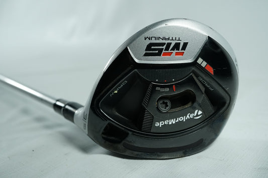Taylormade M5 Titanium 3 Wood 15° / Stiff Flex Graphite Shaft / New Grip