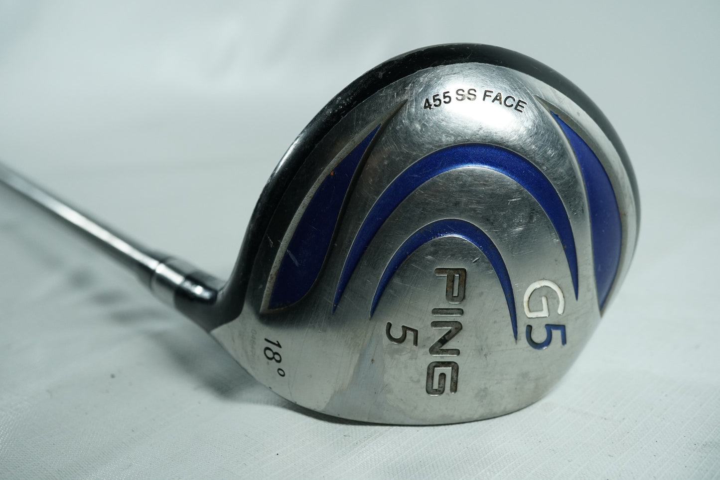 Ping G5 5 Wood 18° / Regular Flex Graphite Shaft / New Grip