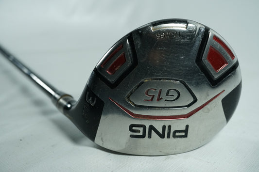 Ping G15 3 Wood 15.5° / Senior Flex Graphite Shaft / New Grip