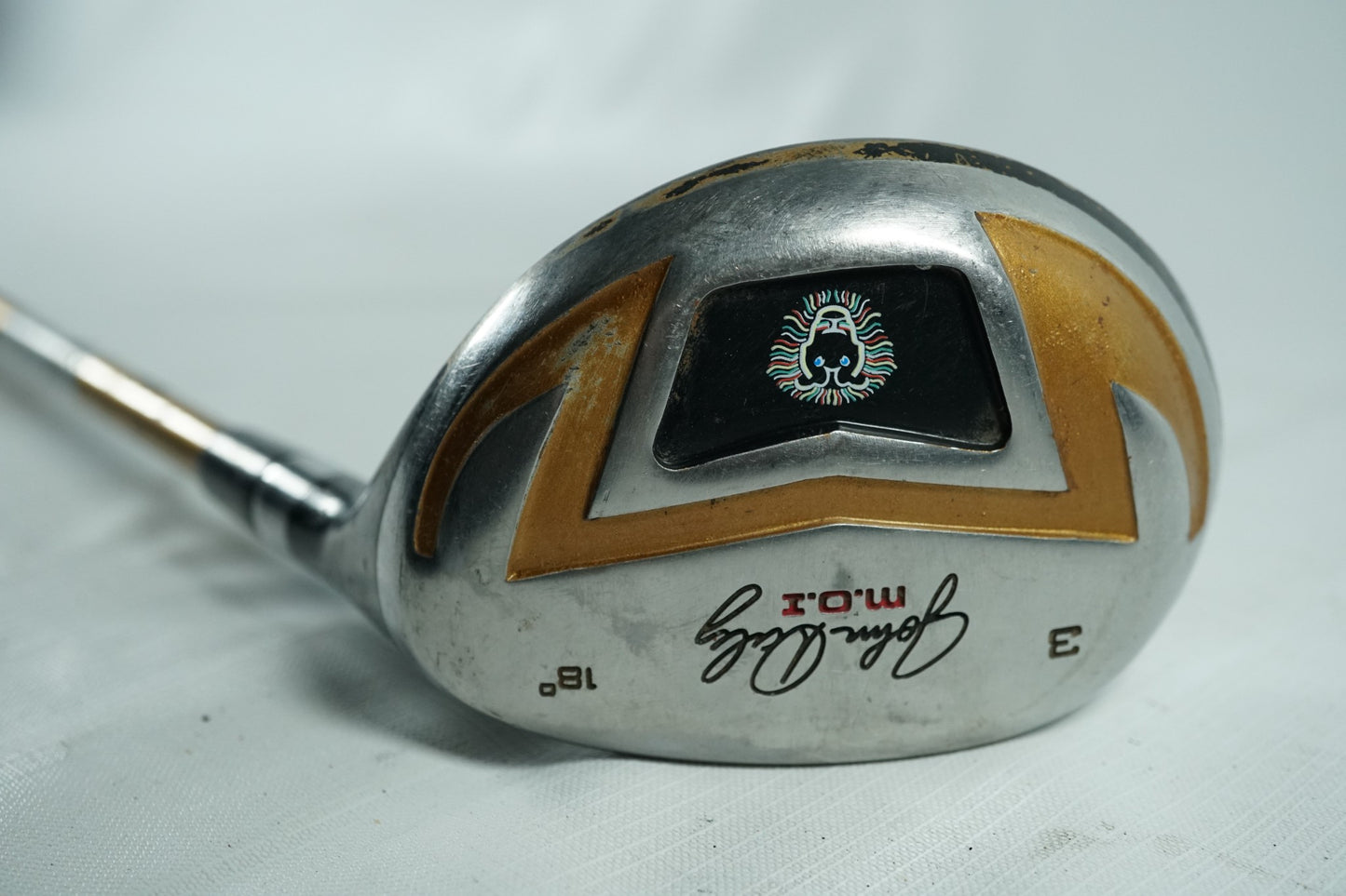 John Daly MOI 3 Hybrid 18° / Graphite Shaft / New Grip