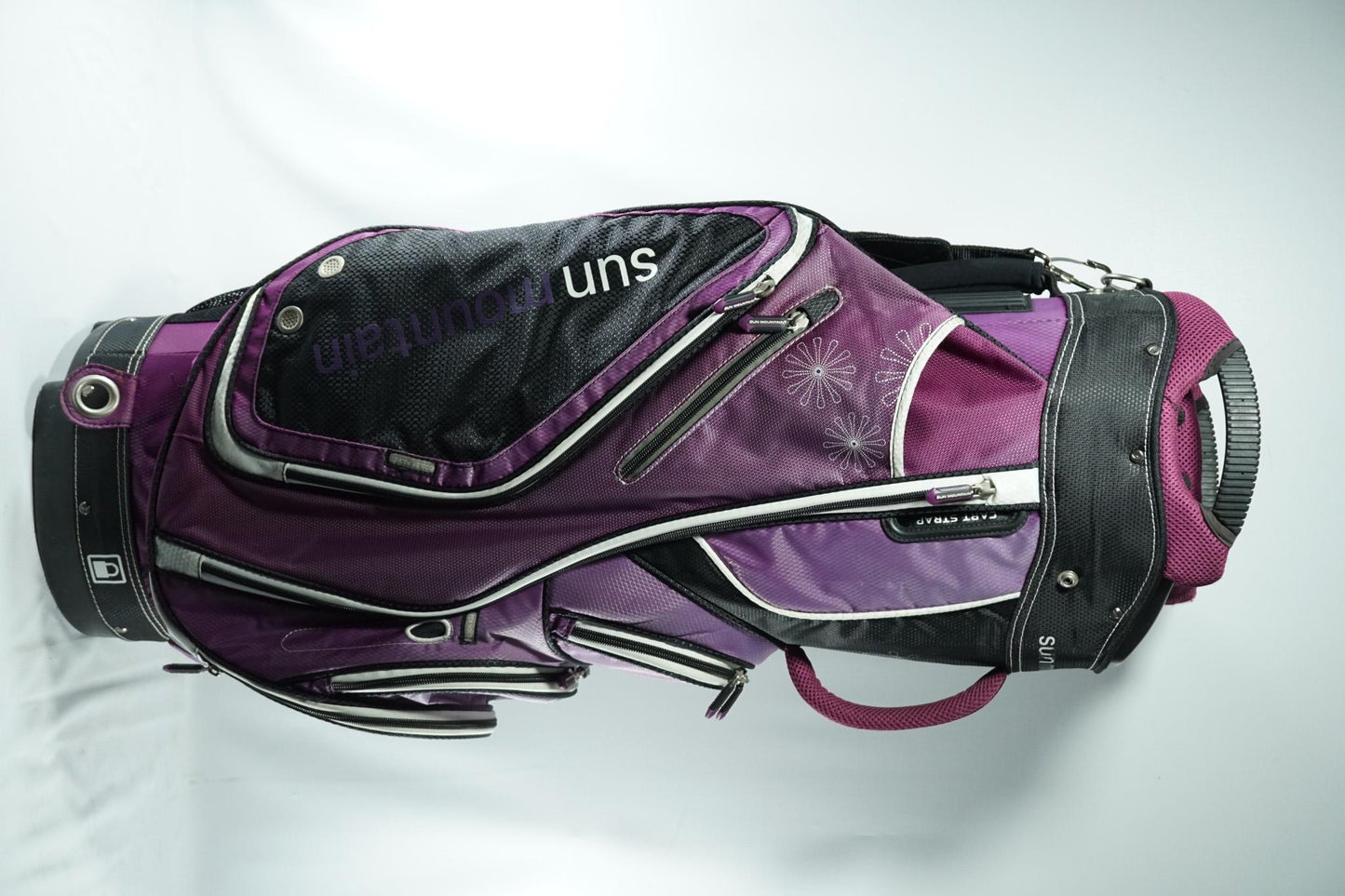 Sun Mountain Cart Bag / Purple and Black / With Rainhood