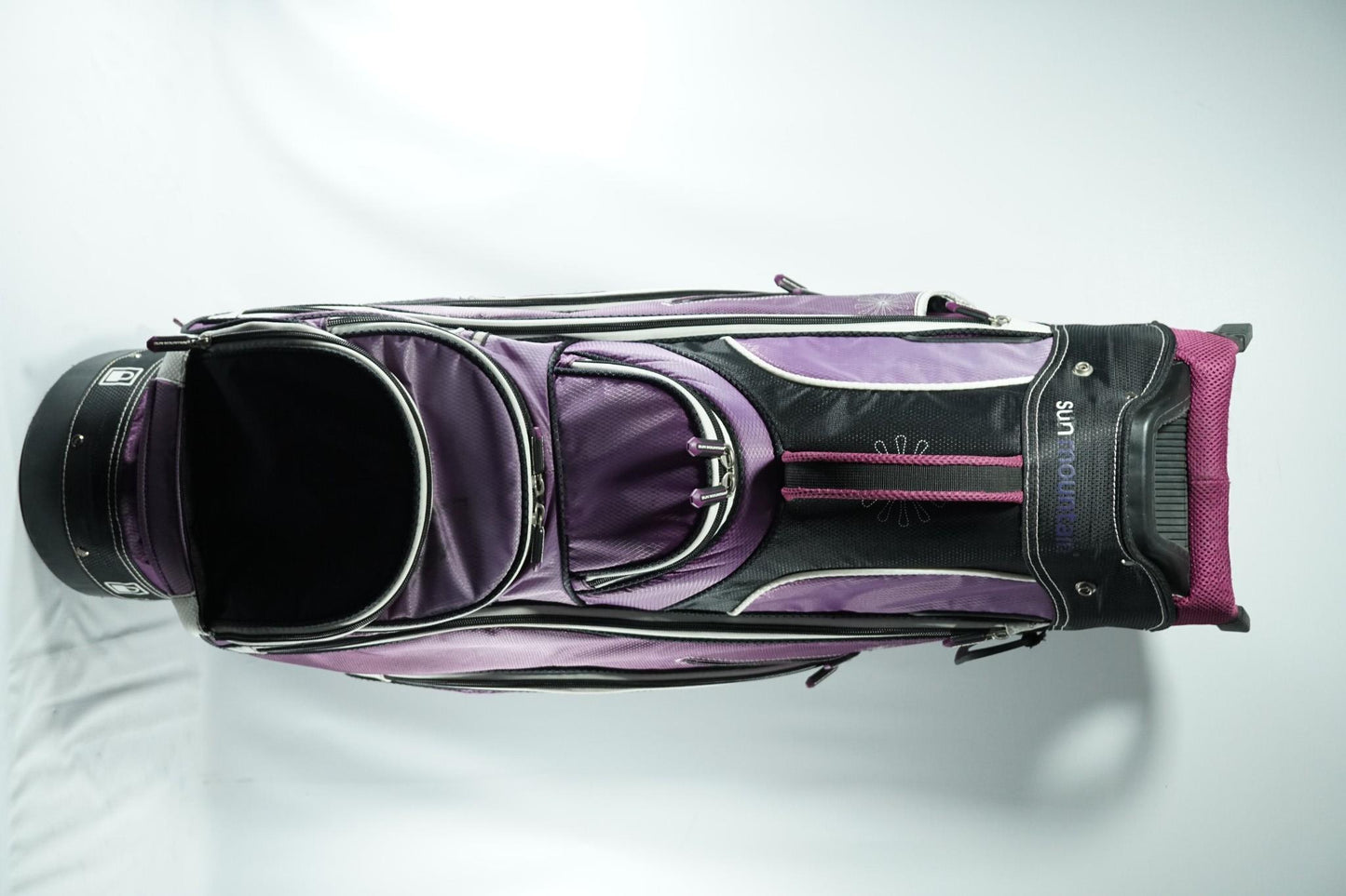 Sun Mountain Cart Bag / Purple and Black / With Rainhood