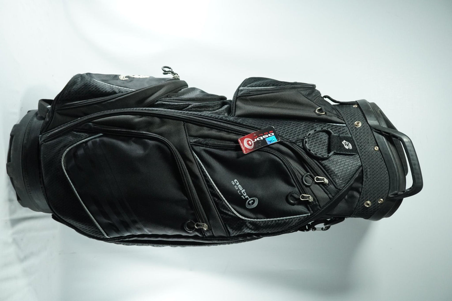 Asbri Golf Cart Bag / Black / With Rainhood