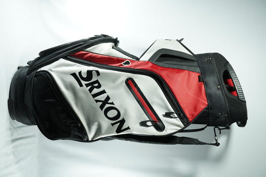 Srixon Cart Bag / White, Black and Red / With Rainhood