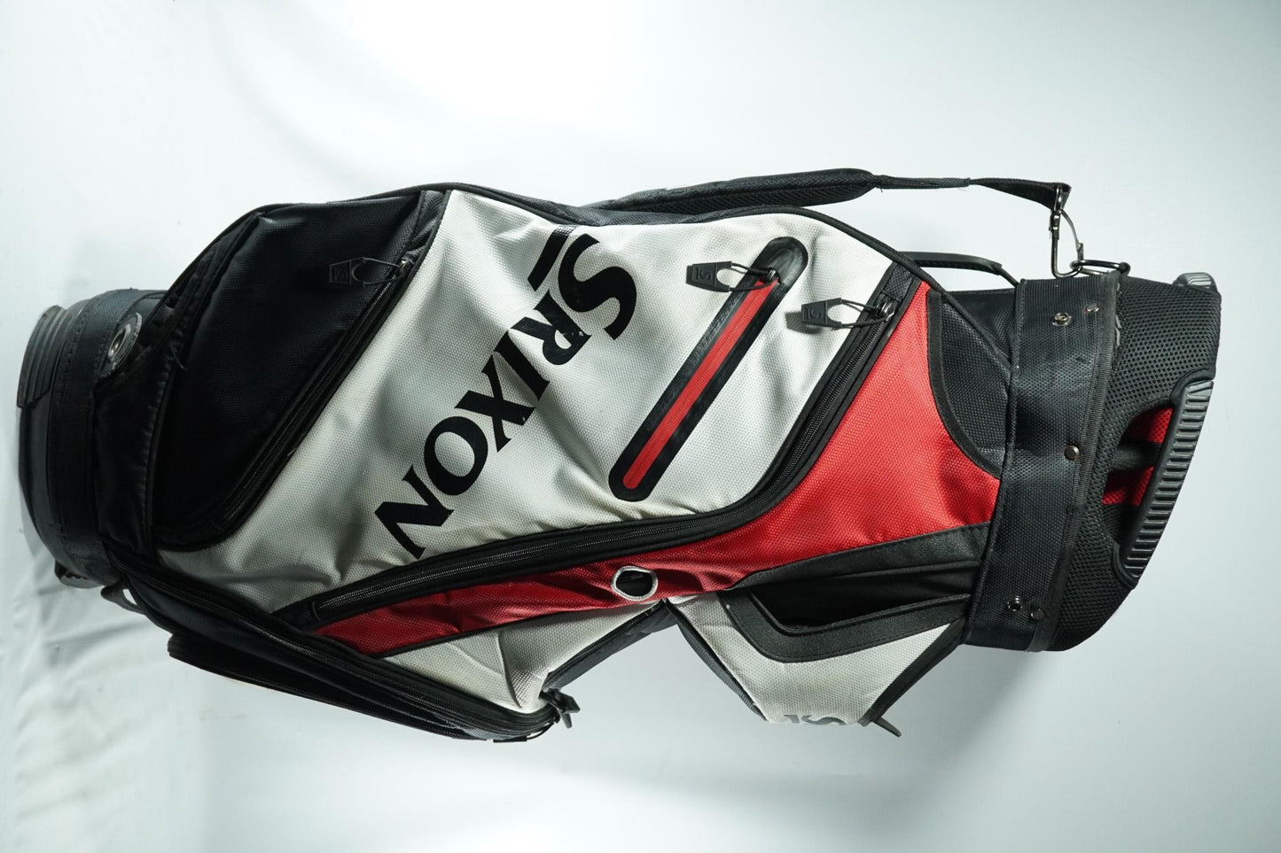 Srixon Cart Bag / White, Black and Red / With Rainhood