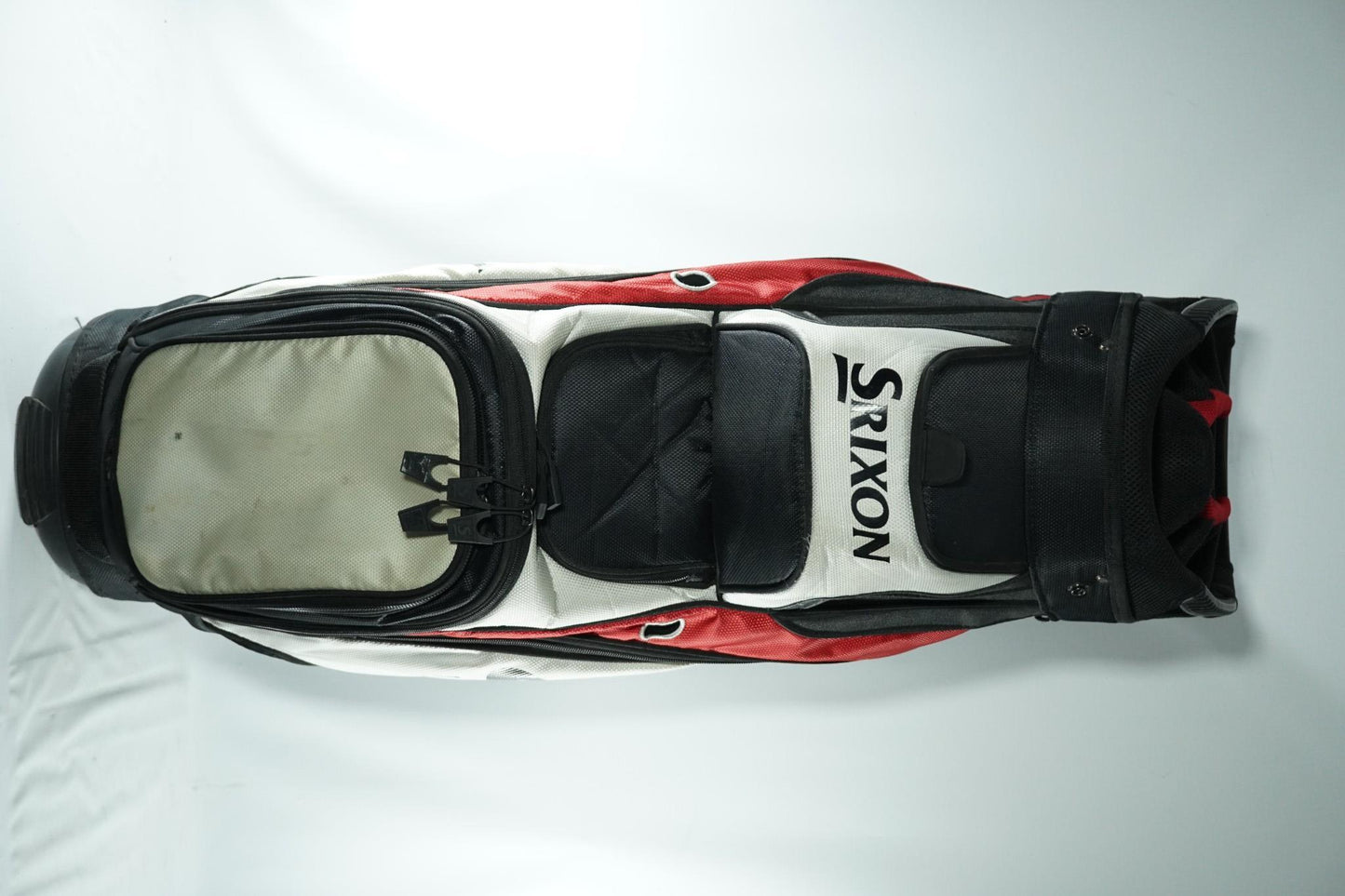 Srixon Cart Bag / White, Black and Red / With Rainhood