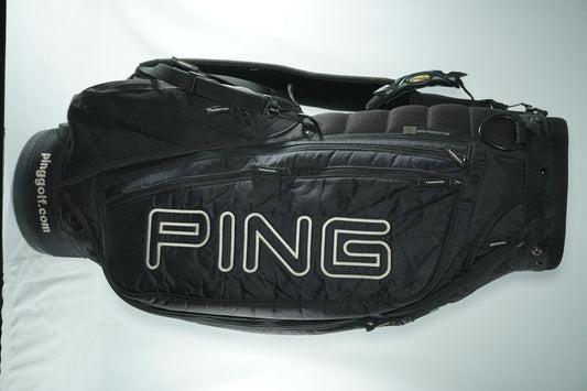 Ping Retro Cart Bag / Black / With Rainhood