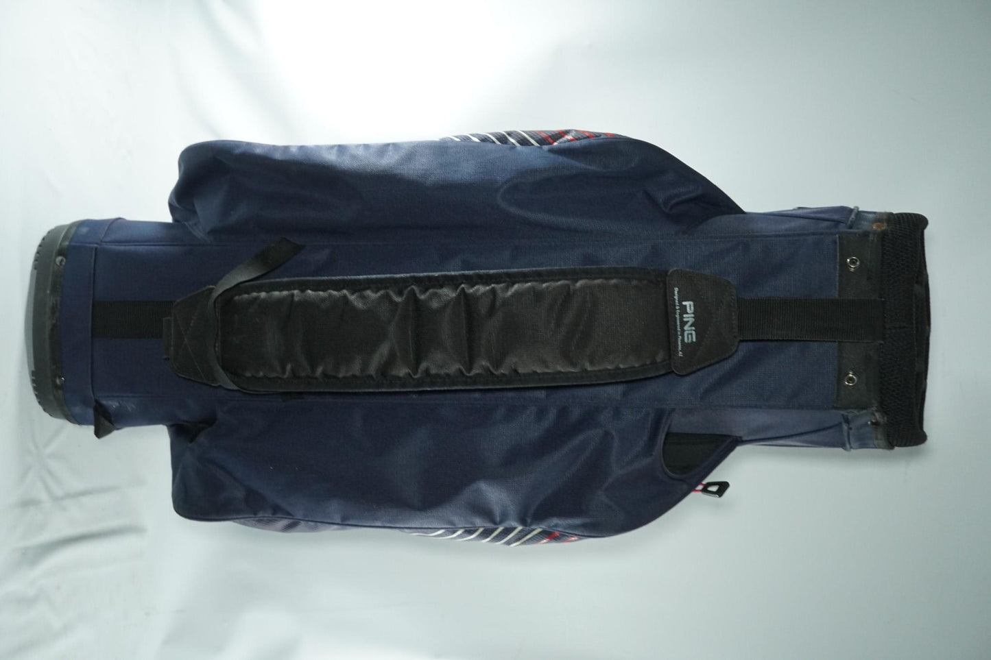 Ping Traverse Cart Bag / Navy and White / With Rainhood