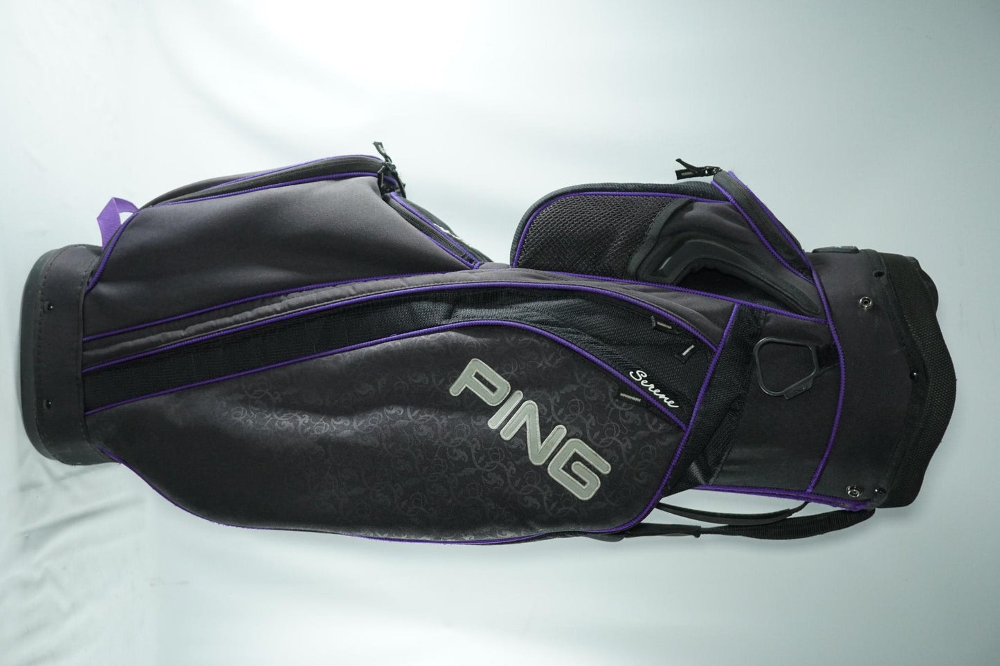 Ping Serene Cart Bag / Black and Purple
