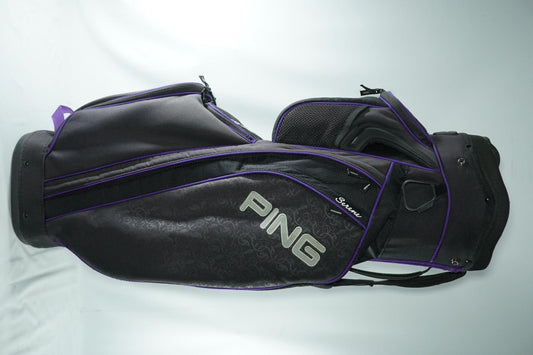 Ping Serene Cart Bag / Black and Purple