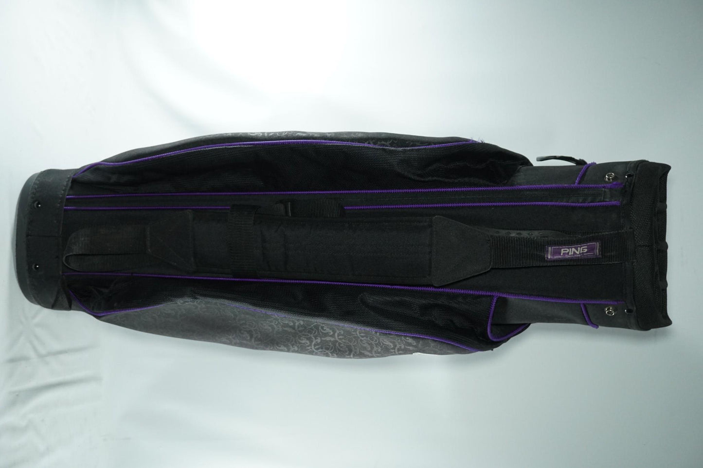 Ping Serene Cart Bag / Black and Purple