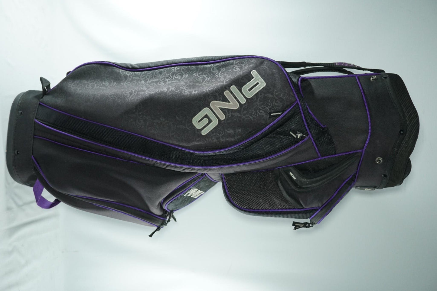 Ping Serene Cart Bag / Black and Purple