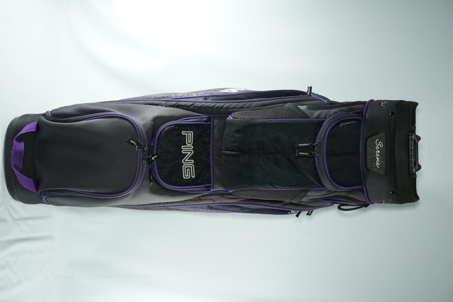 Ping Serene Cart Bag / Black and Purple