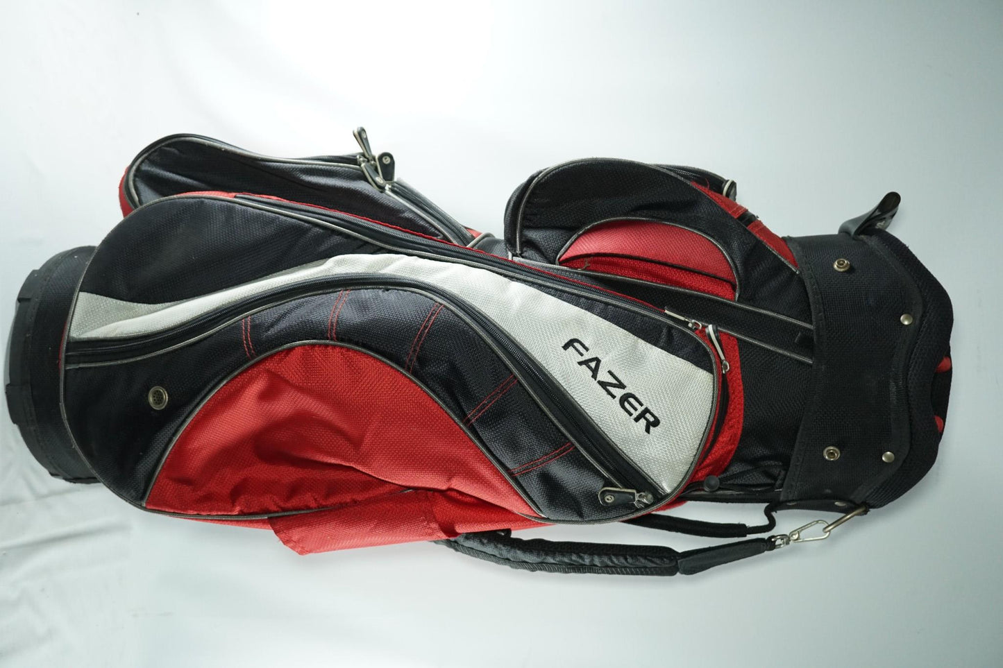 Fazer Cart Bag / Black, Red and White