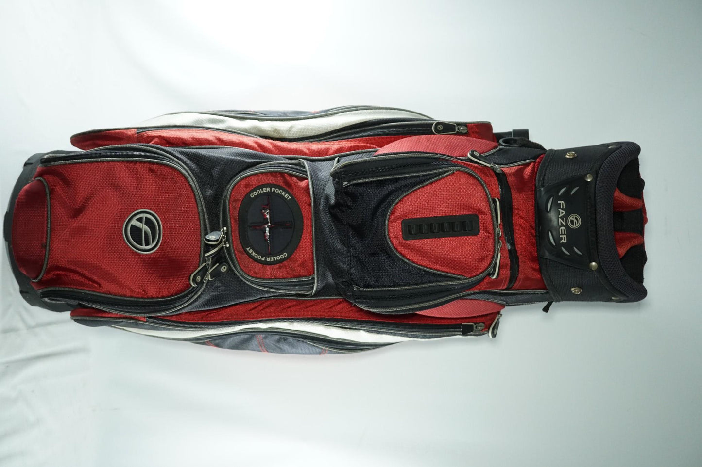 Fazer Cart Bag / Black, Red and White