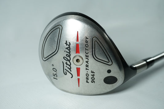Titleist 904F 3 Wood 15° / Regular Flex Graphite Shaft / Left Handed / New Grip