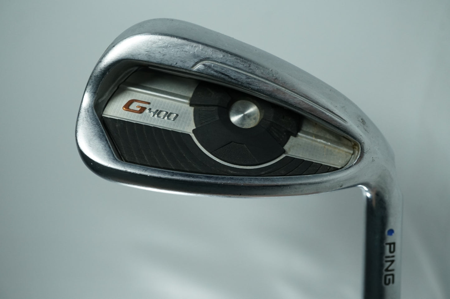 Ping G400 9 Iron / Blue Dot / Regular Flex Graphite Shaft