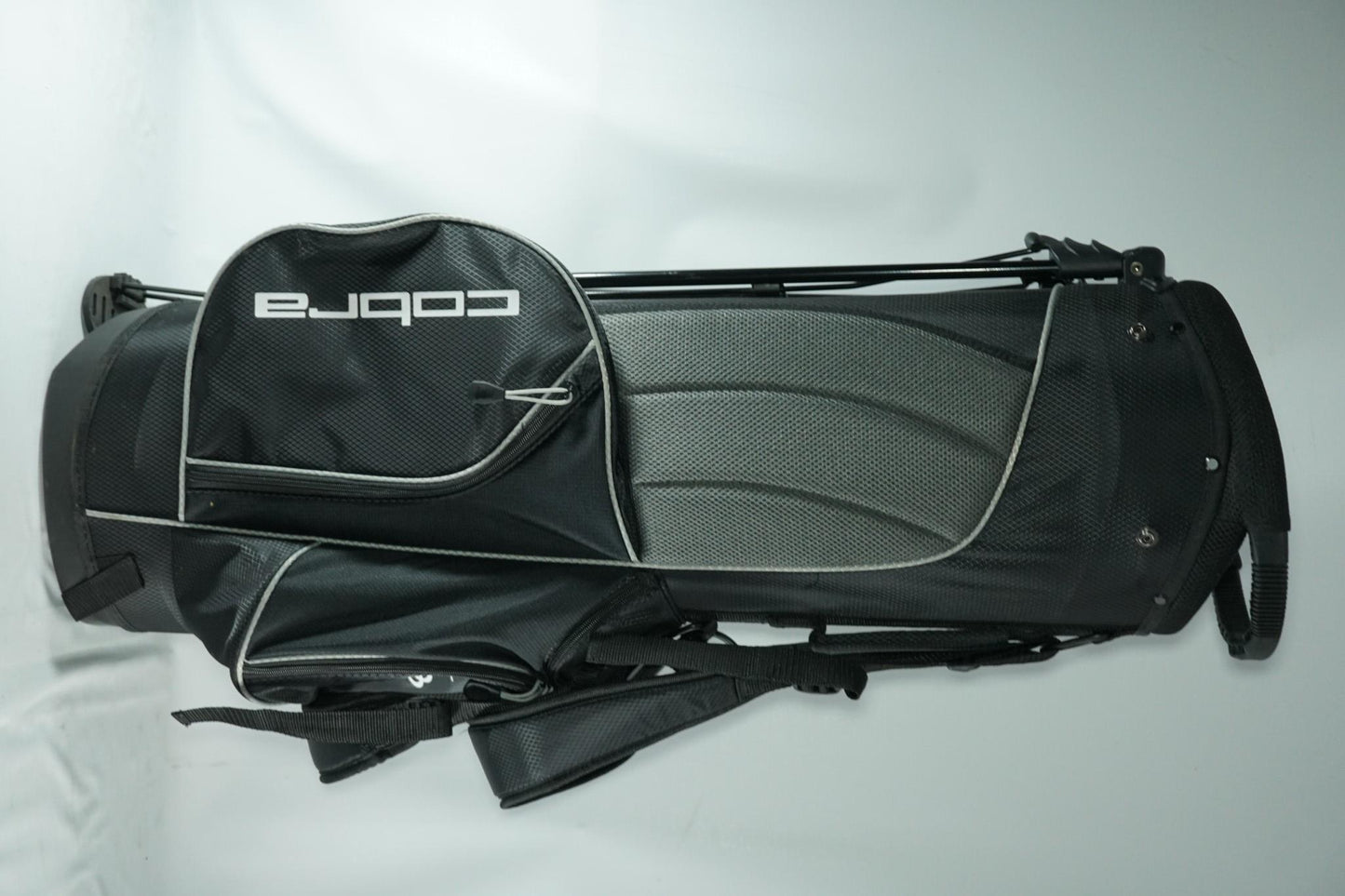 Cobra Stand Bag / Black and Grey / With Rainhood