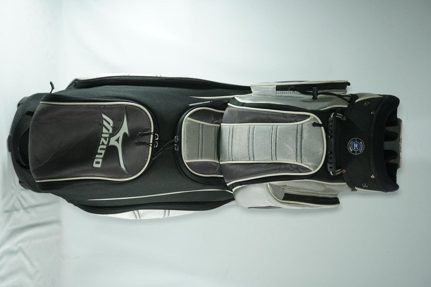 Mizuno Cart Bag / Grey and Silver / With Rainhood