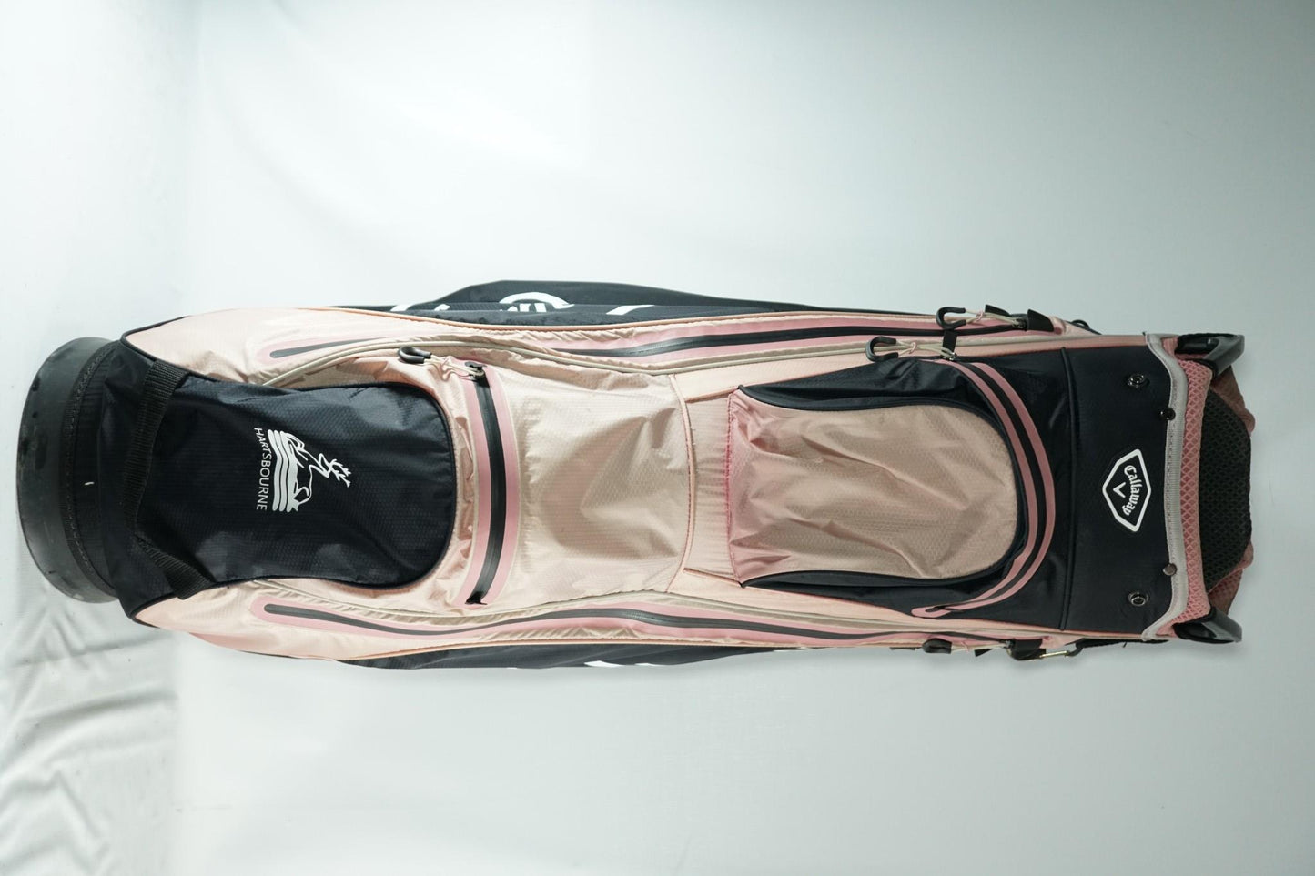 Callaway Chev 14 Dry Cart Bag / Black and Pink / With Rainhood
