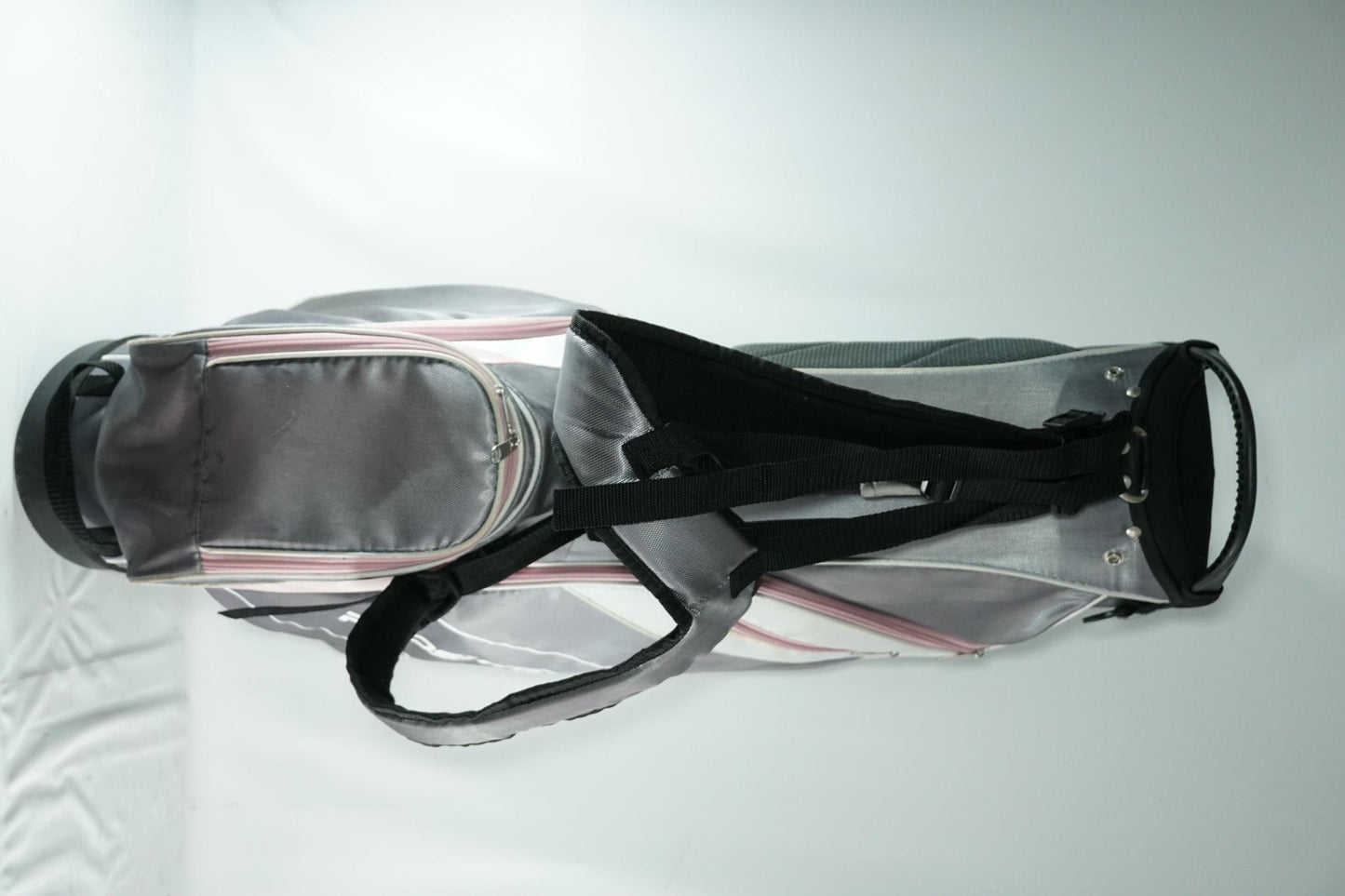 Prosimmon Stand Bag / Grey and Pink / With Rainhood