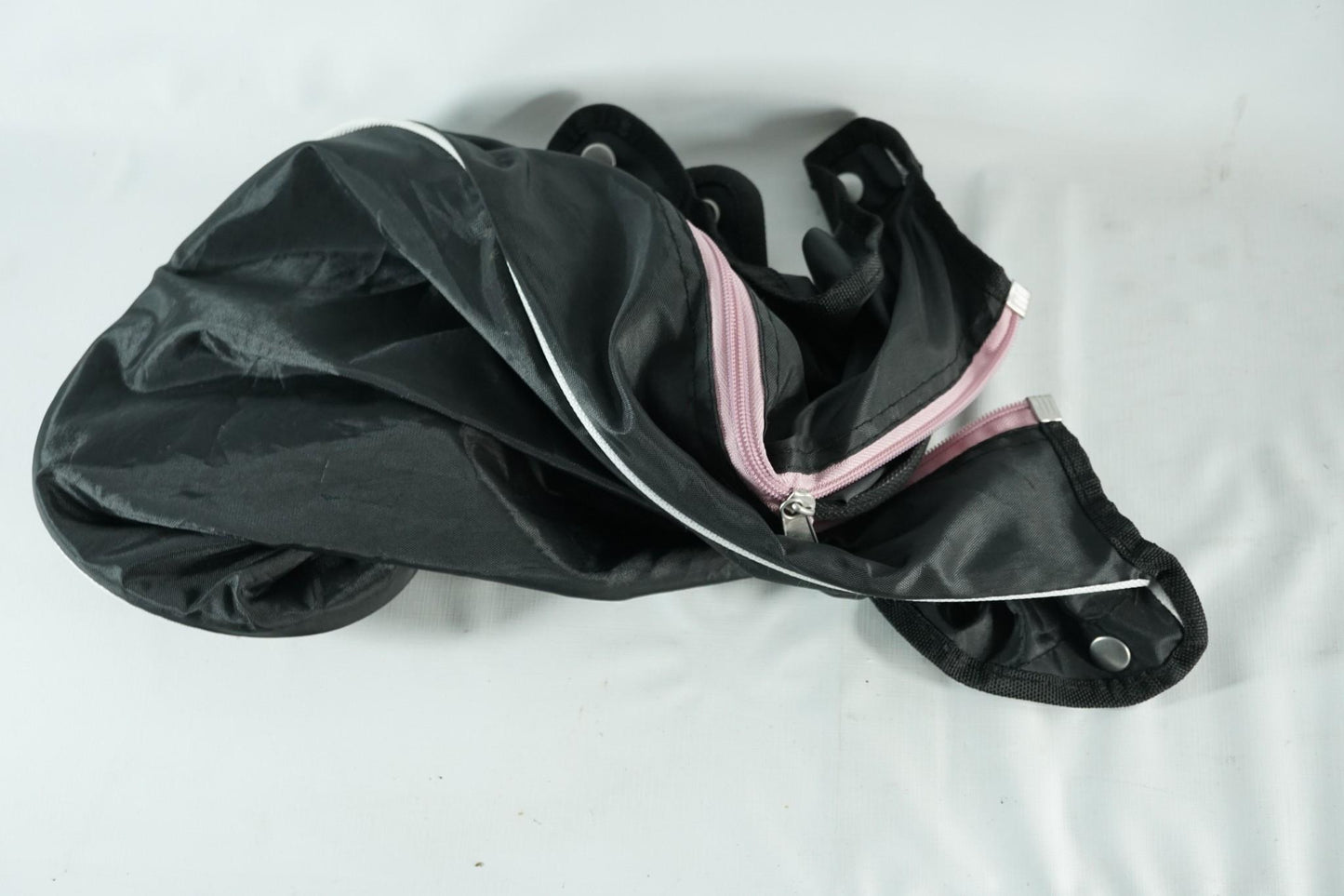 Prosimmon Stand Bag / Grey and Pink / With Rainhood