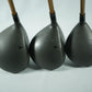 Boston Boomer Driver, 3 and 5 Woods / Stiff Flex Graphite Shafts / New Grips
